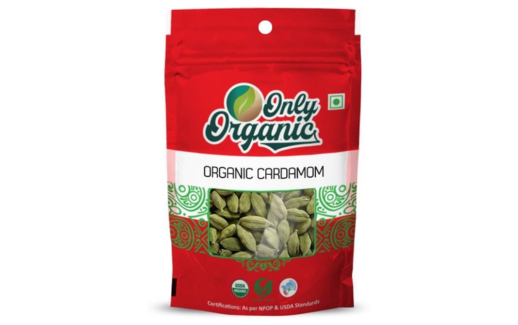 Only Organic Cardamom    Pack  80 grams